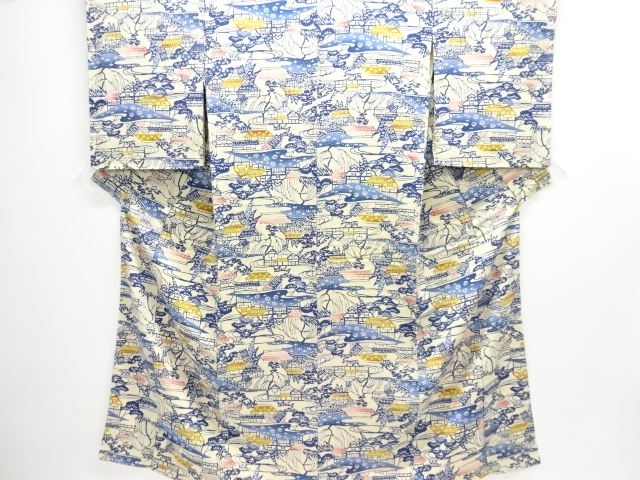 Japanese Kimono / Zugawari Silk